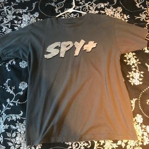 Mens Spy T-Shirt Grey Size M